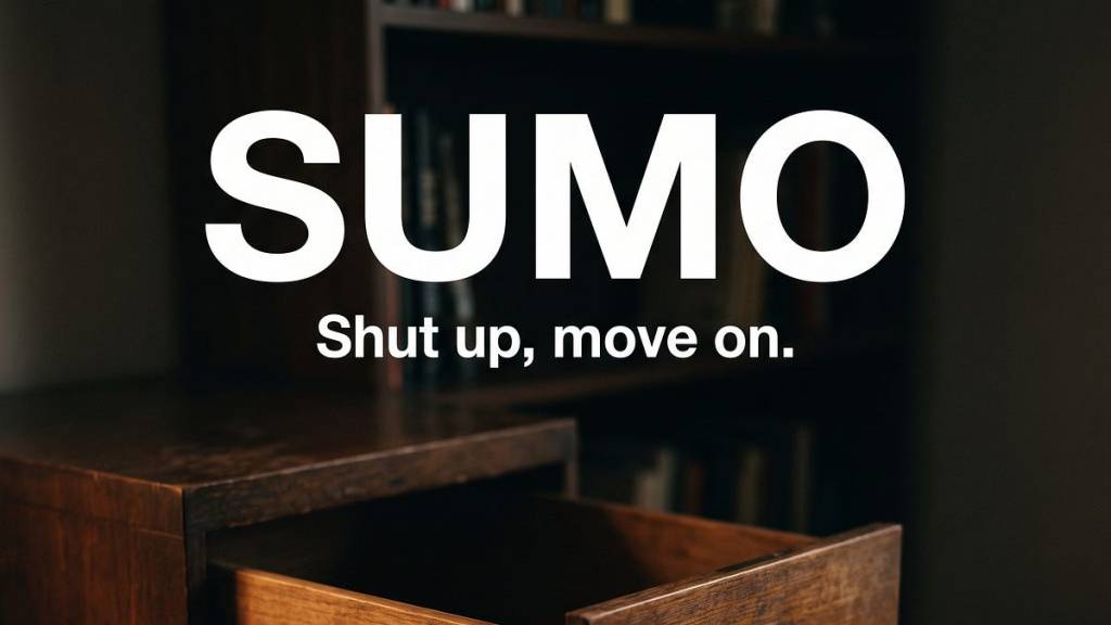 SUMO: Why I Don’t Remember What I Wrote Last Week (And Why That’s The&nbsp;Point).